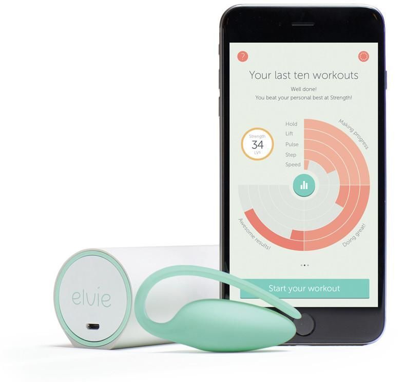 SO2029 Премиум тренажер Кегеля Elvie Exercise Tracker, индукционная зарядка, PRO-приложение, без вибрации