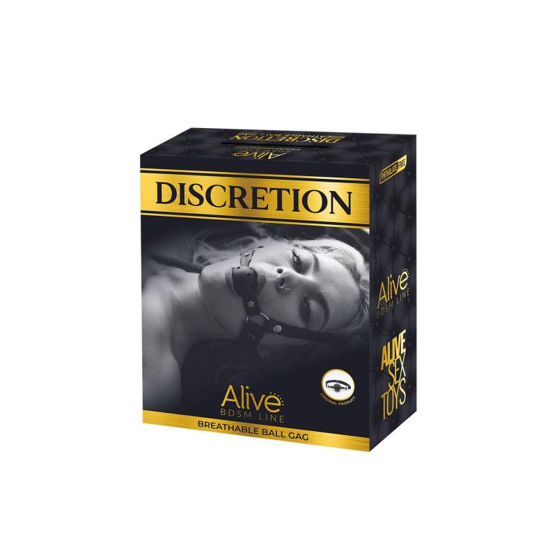 SO5996 Воздухопроницаемый кляп Alive Discretion Red