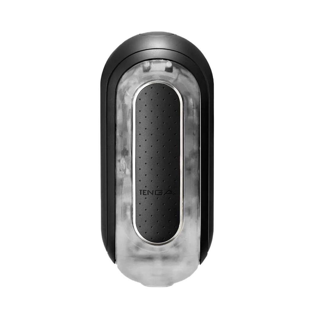SO2445 Вибромастурбатор Tenga Flip Zero Electronic Vibration Black, изменяемая интенсивность, раскладной