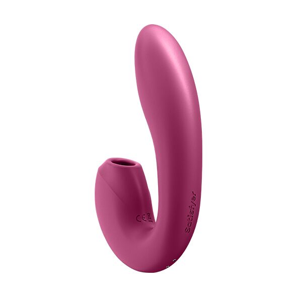 SO6113 Вакуумный смарт-вибратор Satisfyer Sunray Berry, 4 положение ствола