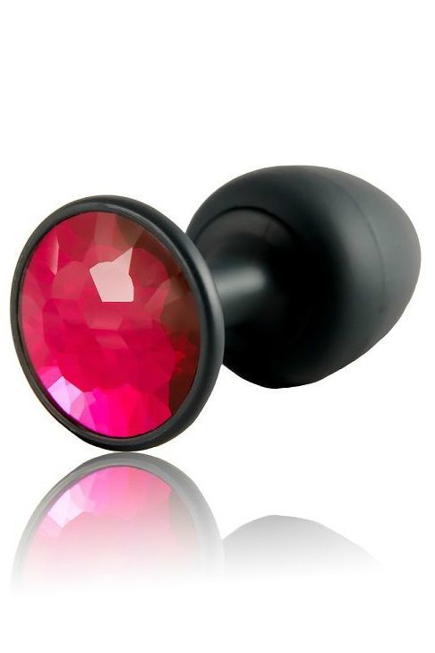 MD1335 Анальная пробка Dorcel Geisha Plug Ruby XL с шариком внутри, создает вибрации, макс диаметр 4,5см