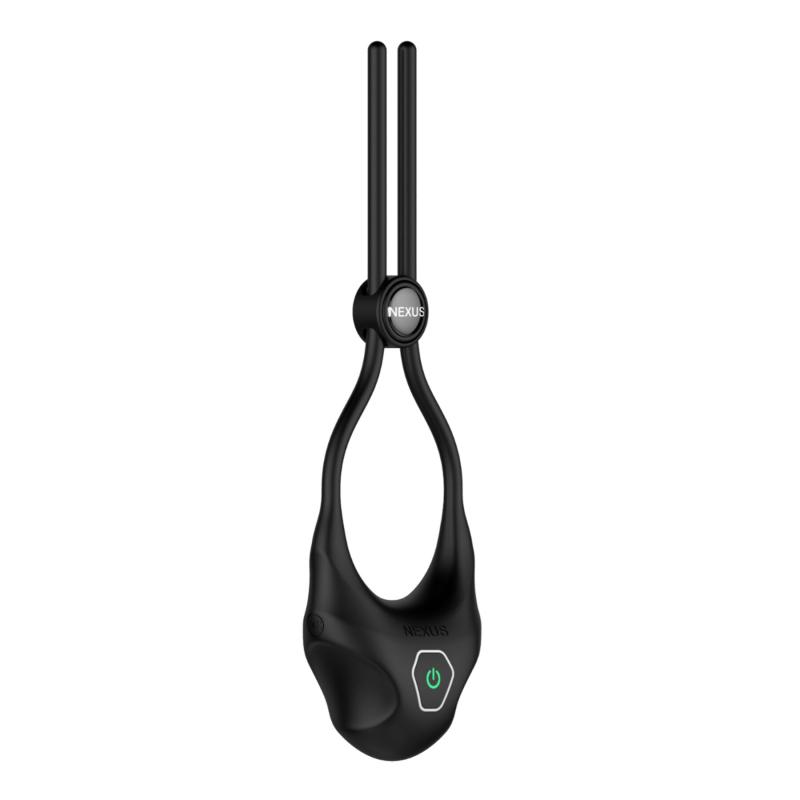 SO8695 Эрекционное кольцо Nexus FORGE Vibrating Adjustable Lasso - Black