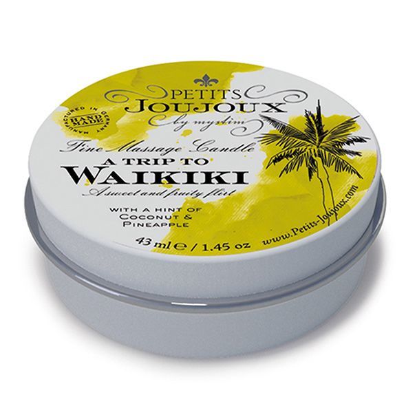 SO3173 Массажная свечa Petits Joujoux - Waikiki Beach - Coconut and Pineapple (43 мл) с афродизиаками