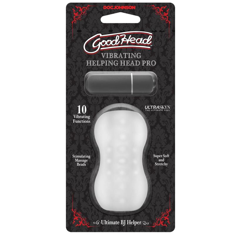 SO6068 Мастурбатор с вибропулей Doc Johnson GoodHead – Vibrating Helping Head Pro – Frost
