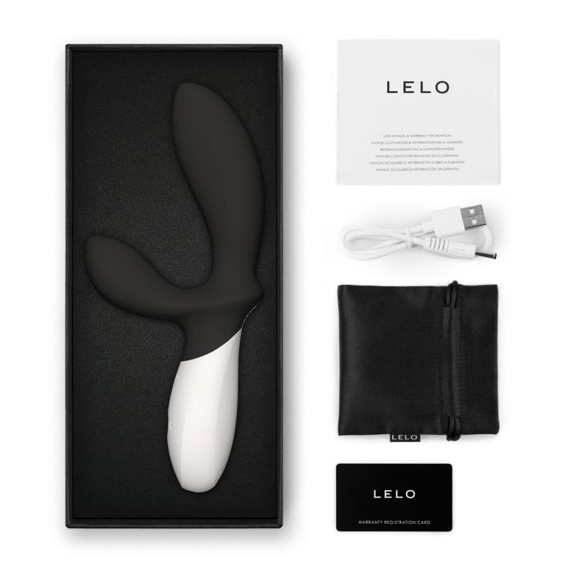 SO8087 Массажер простаты LELO Loki Wave 2 Black, 2 мотора, манящее движение + вибрация