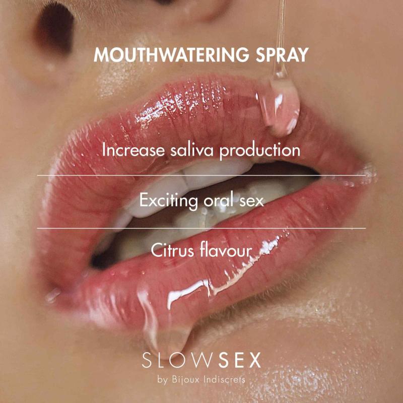 SO5908 Спрей для усиления слюноотделения Bijoux Indiscrets Slow Sex Mouthwatering spray