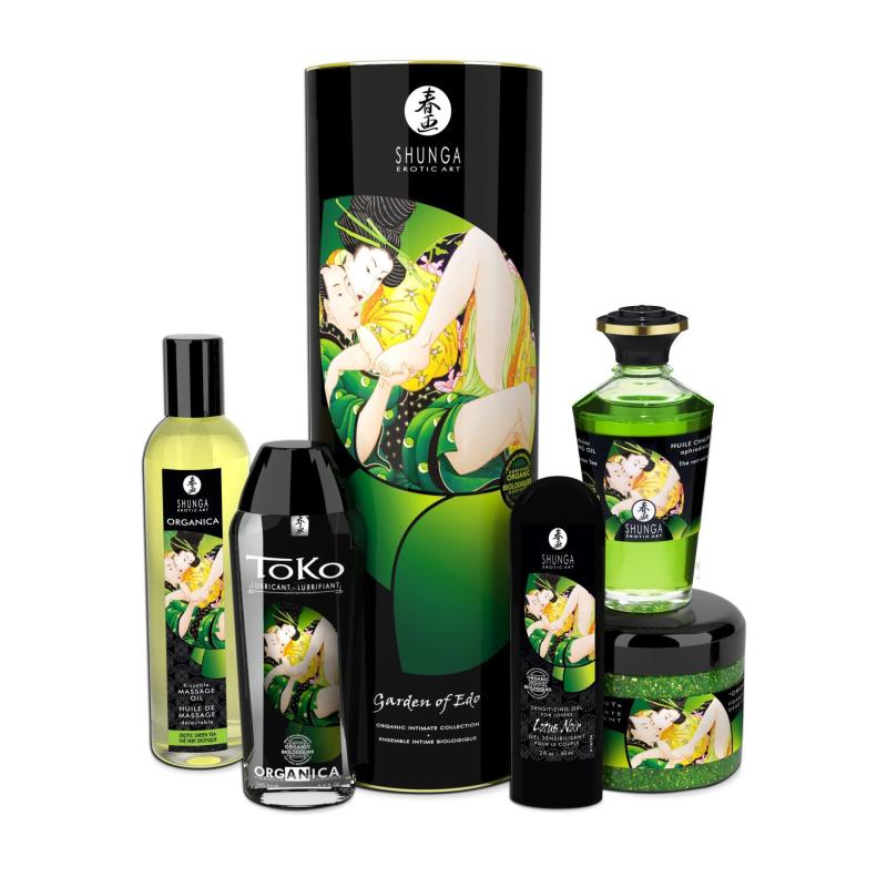 SO2560-R Подарочный набор Shunga GARDEN OF EDO ORGANIC (небольшие дефекты на упаковке)