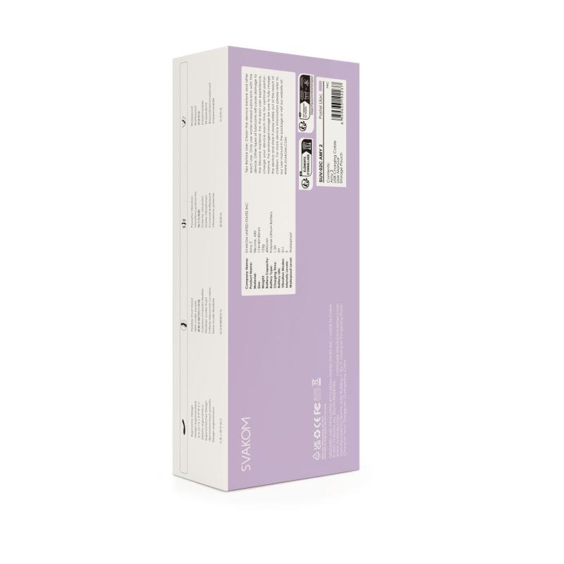 SO8770 Вибратор для точки G с интеллектуальным режимом Svakom Amy 2 Pastel Lilac